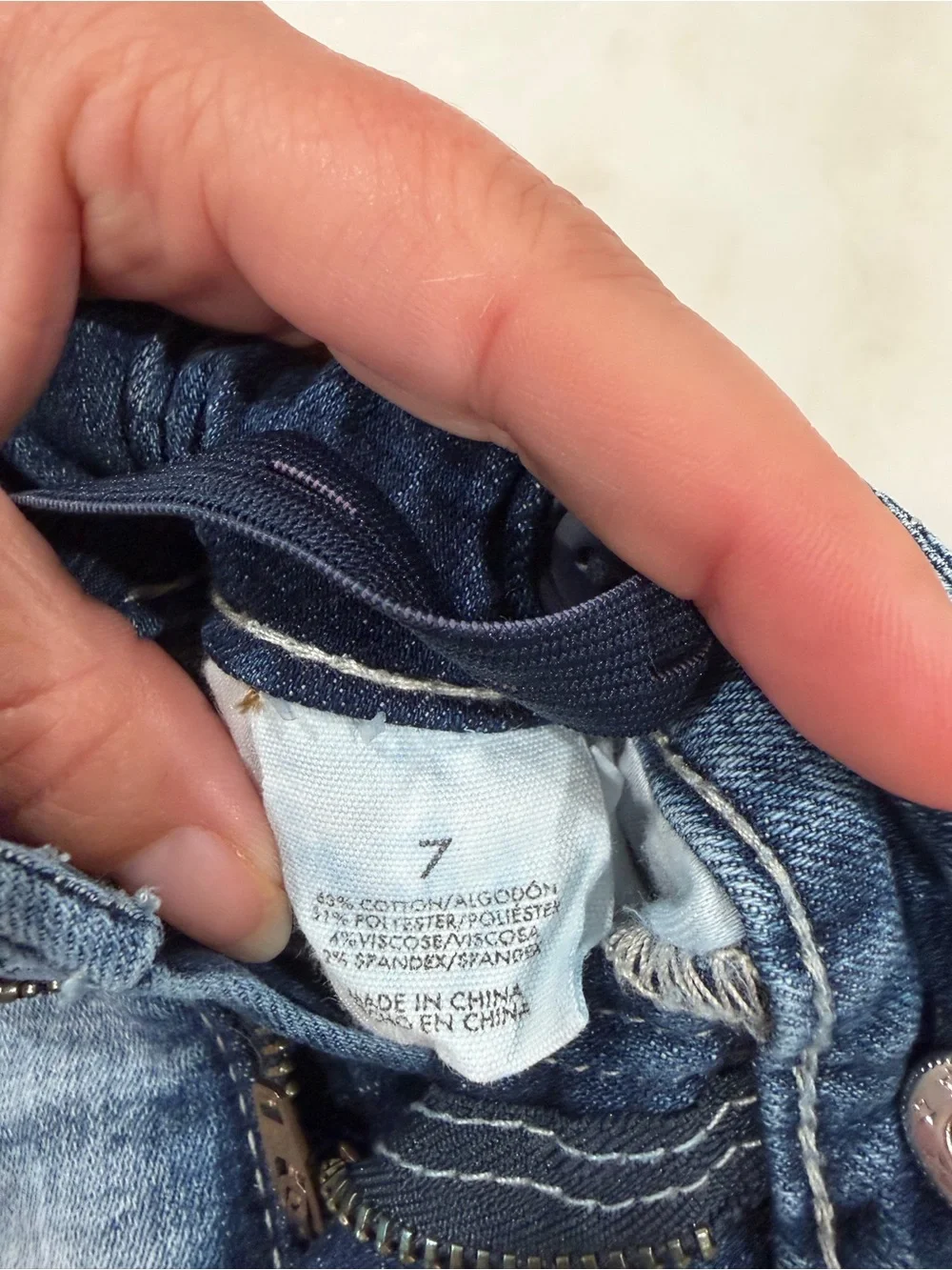 BKE Faded Light Wash Denim Shorts